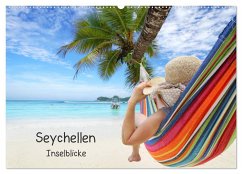 Seychellen Inselblicke (Wandkalender 2024 DIN A2 quer), CALVENDO Monatskalender