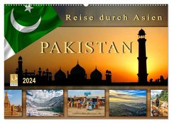 Reise durch Asien - Pakistan (Wandkalender 2024 DIN A2 quer), CALVENDO Monatskalender