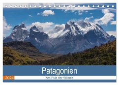 Patagonien - Am Puls der Wildnis (Tischkalender 2024 DIN A5 quer), CALVENDO Monatskalender