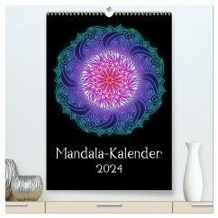 Mandala-Kalender 2024 (hochwertiger Premium Wandkalender 2024 DIN A2 hoch), Kunstdruck in Hochglanz - Lina Jakob, Sandra