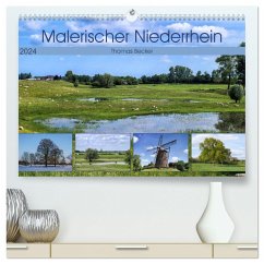 Malerischer Niederrhein (hochwertiger Premium Wandkalender 2024 DIN A2 quer), Kunstdruck in Hochglanz
