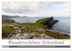 Wunderschönes Schottland - Bilderreise durch ein sagenumwobenes Land (Wandkalender 2024 DIN A3 quer), CALVENDO Monatskalender