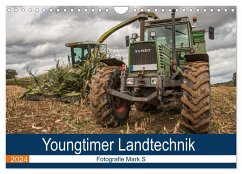 Youngtimer Landtechnik (Wandkalender 2024 DIN A4 quer), CALVENDO Monatskalender