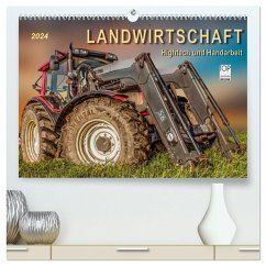 Landwirtschaft - Hightech und Handarbeit (hochwertiger Premium Wandkalender 2024 DIN A2 quer), Kunstdruck in Hochglanz