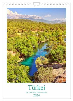 Türkei - Das Land in der Provinz Antalya (Wandkalender 2024 DIN A4 hoch), CALVENDO Monatskalender