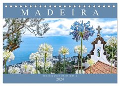 Madeira - Inselzauber im Atlantik (Tischkalender 2024 DIN A5 quer), CALVENDO Monatskalender