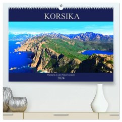 Korsika - Wandern zu den Naturwundern (hochwertiger Premium Wandkalender 2024 DIN A2 quer), Kunstdruck in Hochglanz