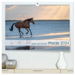 Pferde 2024 Kraft und Anmut (hochwertiger Premium Wandkalender 2024 DIN A2 quer), Kunstdruck in Hochglanz - Müller, Paula