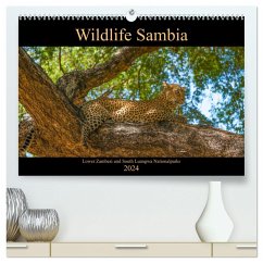 Wildlife Sambia (hochwertiger Premium Wandkalender 2024 DIN A2 quer), Kunstdruck in Hochglanz