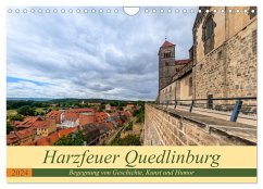 Harzfeuer Quedlinburg (Wandkalender 2024 DIN A4 quer), CALVENDO Monatskalender - Fotografie, ReDi