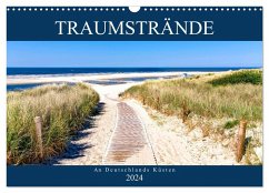 Traumstrände an Deutschlands Küsten (Wandkalender 2024 DIN A3 quer), CALVENDO Monatskalender