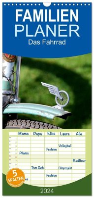 Familienplaner 2024 - Das Fahrrad mit 5 Spalten (Wandkalender, 21 x 45 cm) CALVENDO - Herms, Dirk