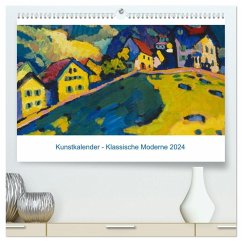 Klassische Moderne 2024 - Mit Kunst durchs Jahr (hochwertiger Premium Wandkalender 2024 DIN A2 quer), Kunstdruck in Hochglanz - Artothek