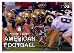 Kraft und Taktik - American Football (Wandkalender 2024 DIN A2 quer), CALVENDO Monatskalender