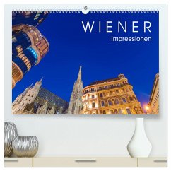 W I E N E R Impressionen (hochwertiger Premium Wandkalender 2024 DIN A2 quer), Kunstdruck in Hochglanz