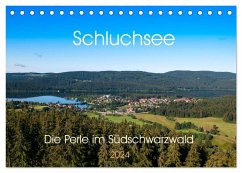 Schluchsee Naturpark Südschwarzwald (Tischkalender 2024 DIN A5 quer), CALVENDO Monatskalender