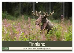 Finnland: eine tierische Entdeckungsreise (Wandkalender 2024 DIN A2 quer), CALVENDO Monatskalender - Wünsch, Alexandra