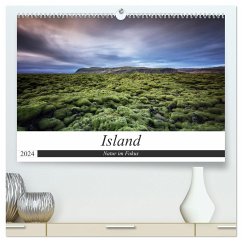 Island - Natur im Fokus (hochwertiger Premium Wandkalender 2024 DIN A2 quer), Kunstdruck in Hochglanz - Weck, Dieter