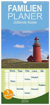 Familienplaner 2024 - Jütlands Küste 2024 mit 5 Spalten (Wandkalender, 21 x 45 cm) CALVENDO
