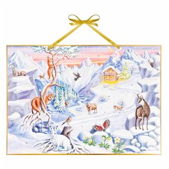 Cover Adventskalender 'Unsere Tiere in den Alpen'