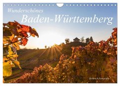 Wunderschönes Baden-Württemberg (Wandkalender 2024 DIN A4 quer), CALVENDO Monatskalender