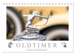 Oldtimer - Kunst am Kühlergrill (Tischkalender 2024 DIN A5 quer), CALVENDO Monatskalender