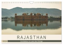Rajasthan - Architektur im Land der Könige (Wandkalender 2024 DIN A4 quer), CALVENDO Monatskalender