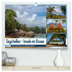 Seychellen - Inseln im Ozean (hochwertiger Premium Wandkalender 2024 DIN A2 quer), Kunstdruck in Hochglanz - Harriette Seifert, Birgit