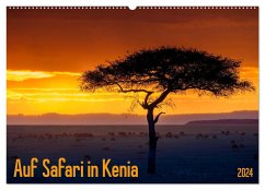 Auf Safari in Kenia 2024 (Wandkalender 2024 DIN A2 quer), CALVENDO Monatskalender