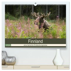 Finnland: eine tierische Entdeckungsreise (hochwertiger Premium Wandkalender 2024 DIN A2 quer), Kunstdruck in Hochglanz - Wünsch, Alexandra