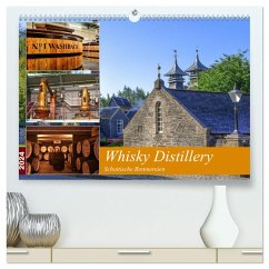 Whisky Distillery - Schottische Brennereien (hochwertiger Premium Wandkalender 2024 DIN A2 quer), Kunstdruck in Hochglanz