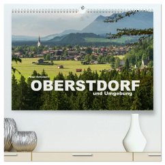 Oberstdorf und Umgebung (hochwertiger Premium Wandkalender 2024 DIN A2 quer), Kunstdruck in Hochglanz