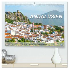 Andalusien - Weiße Dörfer und wilde Natur (hochwertiger Premium Wandkalender 2024 DIN A2 quer), Kunstdruck in Hochglanz - Feuerer, Jürgen