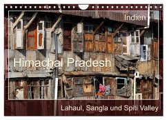 Himachal Pradesh - Lahaul, Sangla, Spiti Valley (Wandkalender 2024 DIN A4 quer), CALVENDO Monatskalender - Bergermann, Manfred