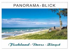 Panorama-Blick Fischland-Darss-Zingst (Wandkalender 2024 DIN A3 quer), CALVENDO Monatskalender