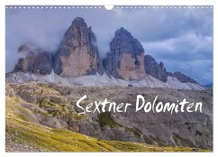 Sextner Dolomiten (Wandkalender 2024 DIN A3 quer), CALVENDO Monatskalender