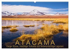 Atacama: Karge Wüste, mächtige Vulkane und farbenprächtige Lagunen (Wandkalender 2024 DIN A2 quer), CALVENDO Monatskalender