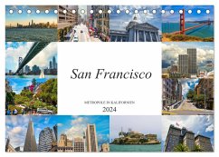 San Francisco Metropole in Kalifornien (Tischkalender 2024 DIN A5 quer), CALVENDO Monatskalender