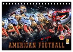 American Football - so cool (Tischkalender 2024 DIN A5 quer), CALVENDO Monatskalender