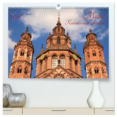 Mainz Kultur und Lebenslust (hochwertiger Premium Wandkalender 2024 DIN A2 quer), Kunstdruck in Hochglanz