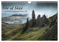 Isle of Skye - so schön kann schlechtes Wetter sein (Wandkalender 2024 DIN A4 quer), CALVENDO Monatskalender