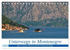 Unterwegs in Montenegro (Tischkalender 2024 DIN A5 quer), CALVENDO Monatskalender - Knezevic, Dejan