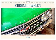 Chrom-Juwelen - Schmuckstücke auf Rädern 1960 (Wandkalender 2024 DIN A4 quer), CALVENDO Monatskalender - Löwis of Menar, Henning von