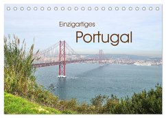 Einzigartiges Portugal (Tischkalender 2024 DIN A5 quer), CALVENDO Monatskalender