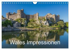 Wales Impressionen (Wandkalender 2024 DIN A4 quer), CALVENDO Monatskalender