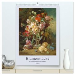 Blumenstücke 2024 (hochwertiger Premium Wandkalender 2024 DIN A2 hoch), Kunstdruck in Hochglanz