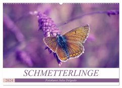 Schmetterlinge im Fokus (Wandkalender 2024 DIN A2 quer), CALVENDO Monatskalender - Delgado, Julia