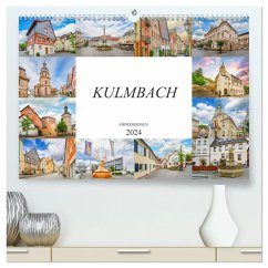 Kulmbach Impressionen (hochwertiger Premium Wandkalender 2024 DIN A2 quer), Kunstdruck in Hochglanz - Meutzner, Dirk