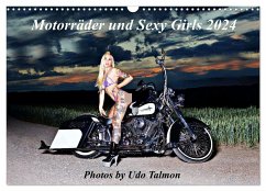 Motorräder und Sexy Girls (Wandkalender 2024 DIN A3 quer), CALVENDO Monatskalender