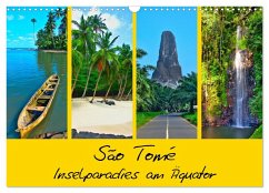 São Tomé - Inselparadies am Äquator (Wandkalender 2024 DIN A3 quer), CALVENDO Monatskalender - Plastron Pictures, Lost